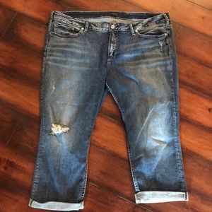 Silver Jeans Elyse Capri, Like New!